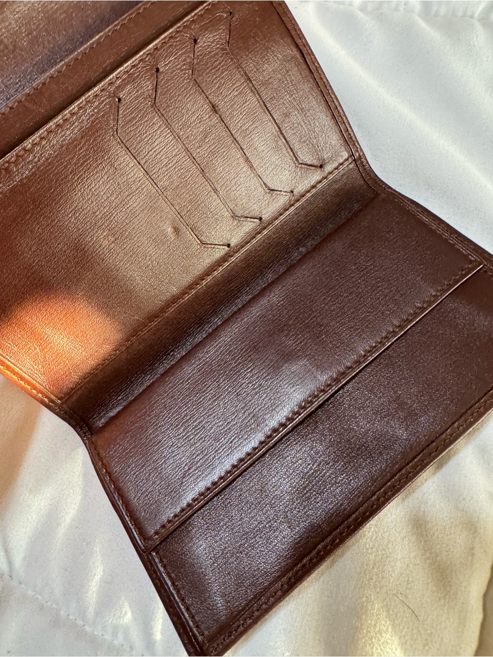 Christian Dior Vintage Leather Tri-fold Wallet - Picture 7 of 14